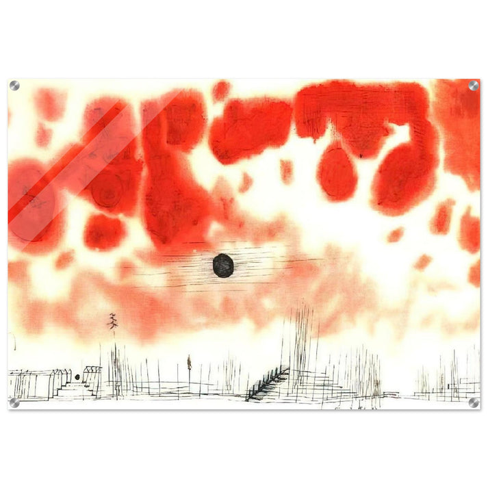 CLOUDS OVER BOR 1940 - Paul Klee Acrylic Print - 70x100 cm / 28x40″ inches