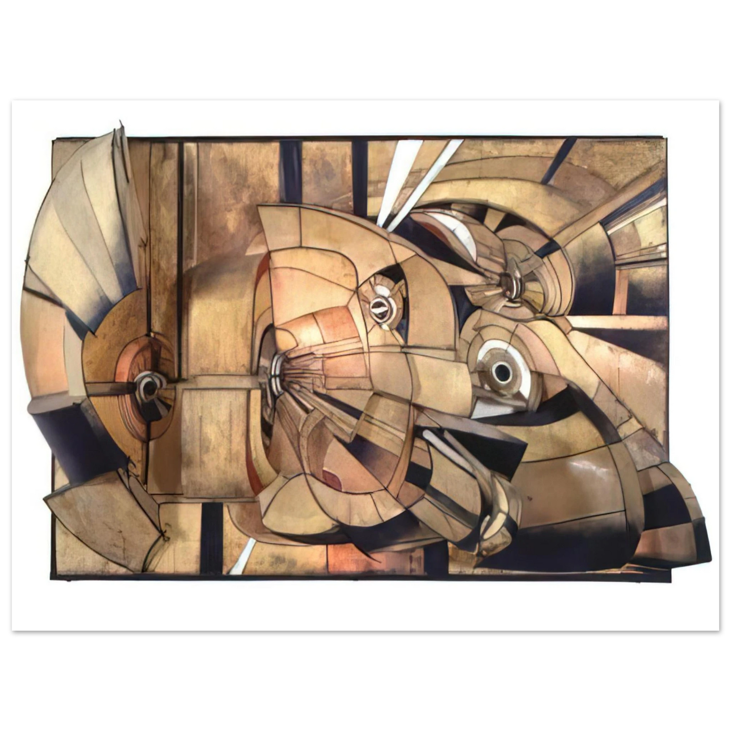 Lee Bontecou - UNTITLED 1966 Fine Art Poster - Default Title
