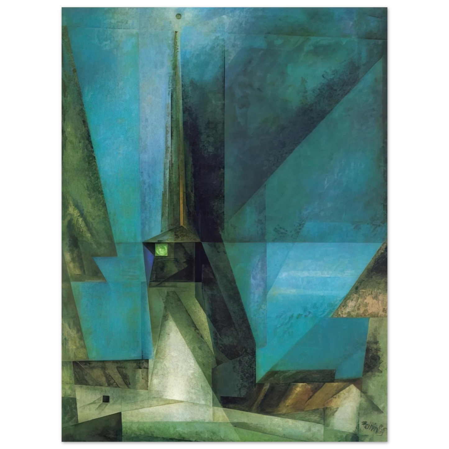Lyonel Feininger - GELMERODA XIII 1936 Fine Art Poster - Default Title