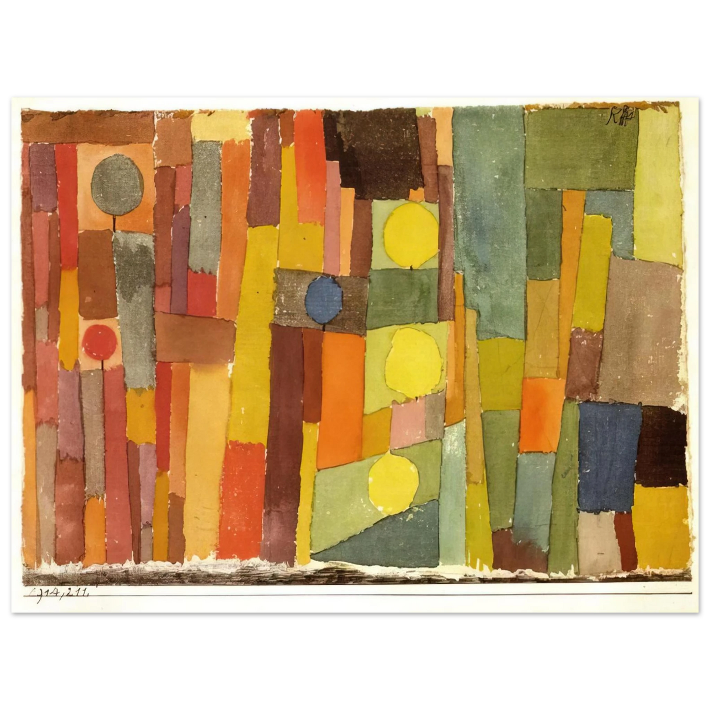 Paul Klee - IN THE STYLE OF KAIROUAN 1914 Fine Art Poster - Default Title