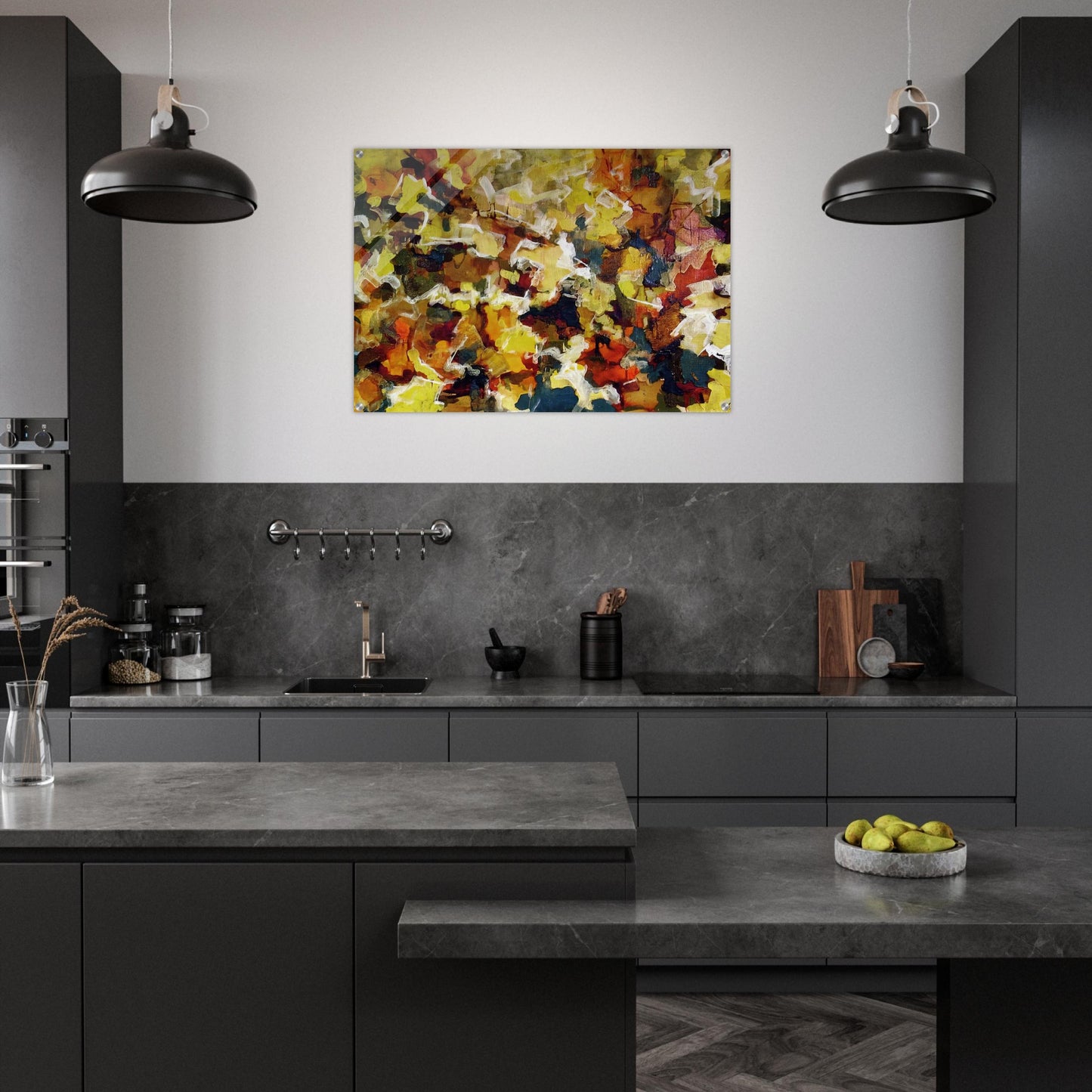 ABSTRACT EXPRESSIONIST AUTUMN SKY 1953 - Audrey Flack Acrylic Print - 70x100 cm / 28x40″ inches