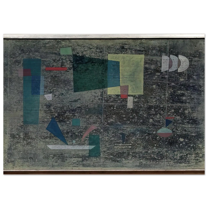 CIRCULATION SLOWED 1931 - Wassily Kandinsky Brushed Aluminum Print - 70x100 cm / 28x40 inches | Wassily Kandinsky Aluminum Print | Wassily Kandinsky Prints