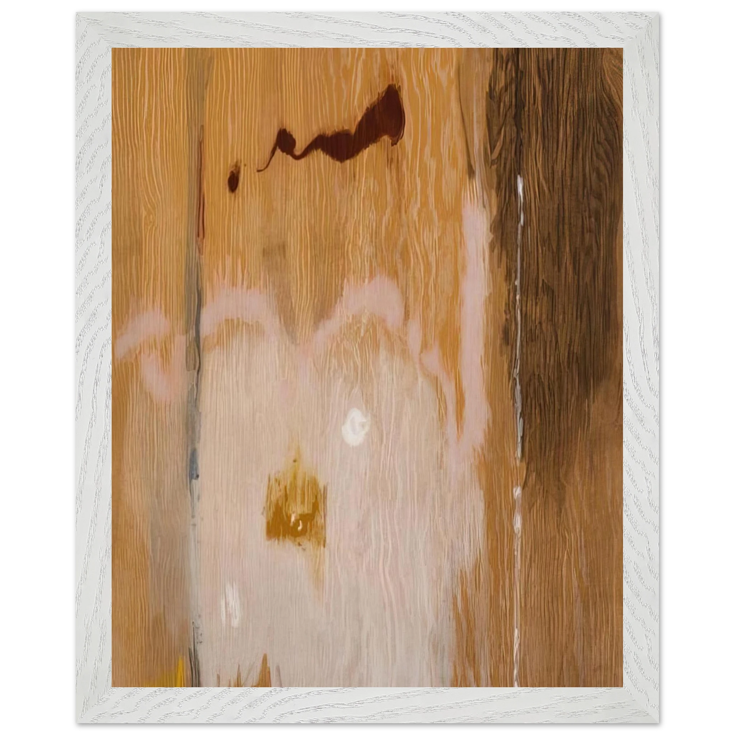 Helen Frankenthaler - Tales of Genji VI - 1998 Wall art - 40x50 cm / 16x20 inches - Premium Wooden Framed Poster With Fine Art Paper - Black frame