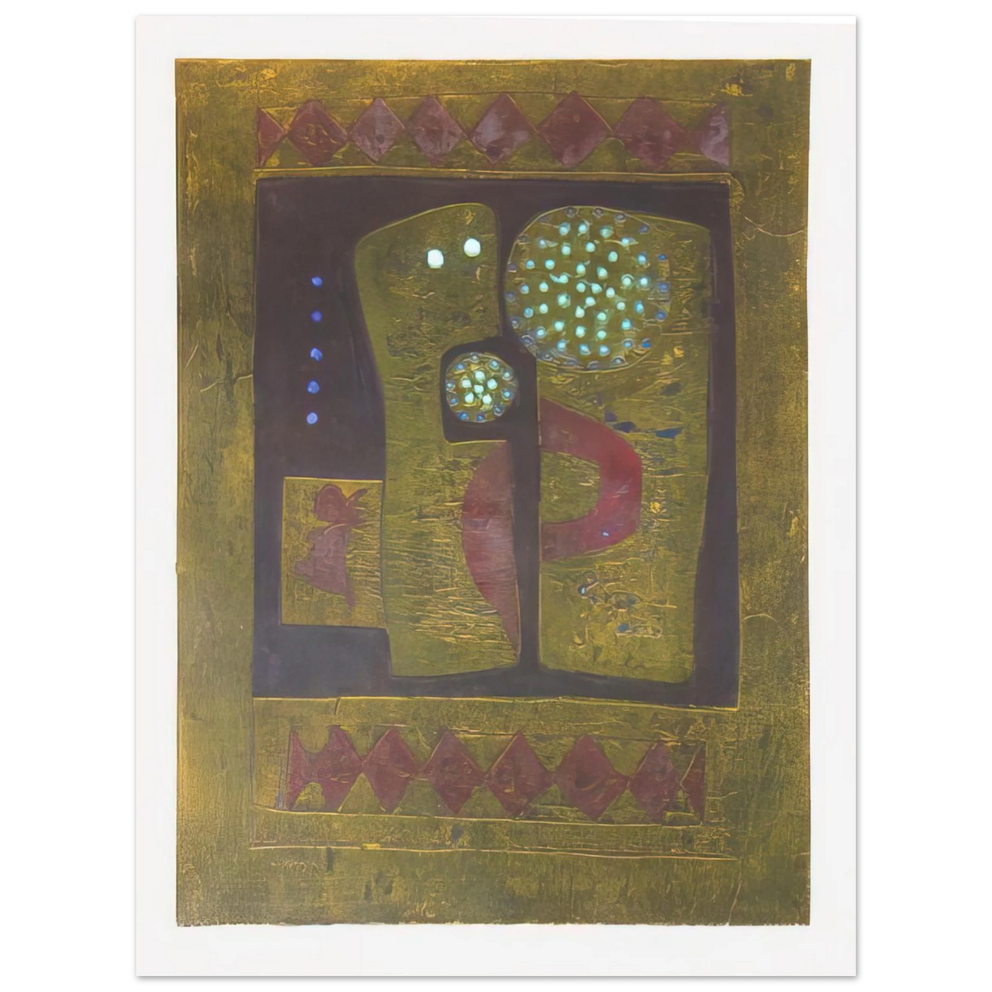 Hiroyuki Tajima - Pierrot and His Son - 1970 Fine Art Poster - Default Title