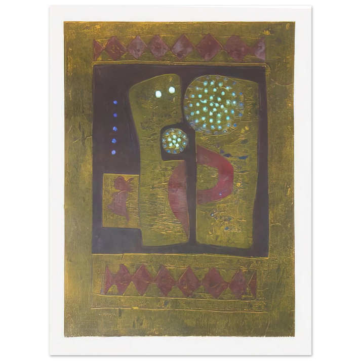 Hiroyuki Tajima - Pierrot and His Son - 1970 75x100 cm / 30x40inches Fine Art Poster