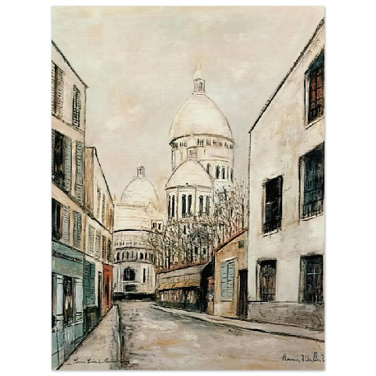Maurice Utrillo - SACRE COEUR 1 Fine Art Poster - Default Title