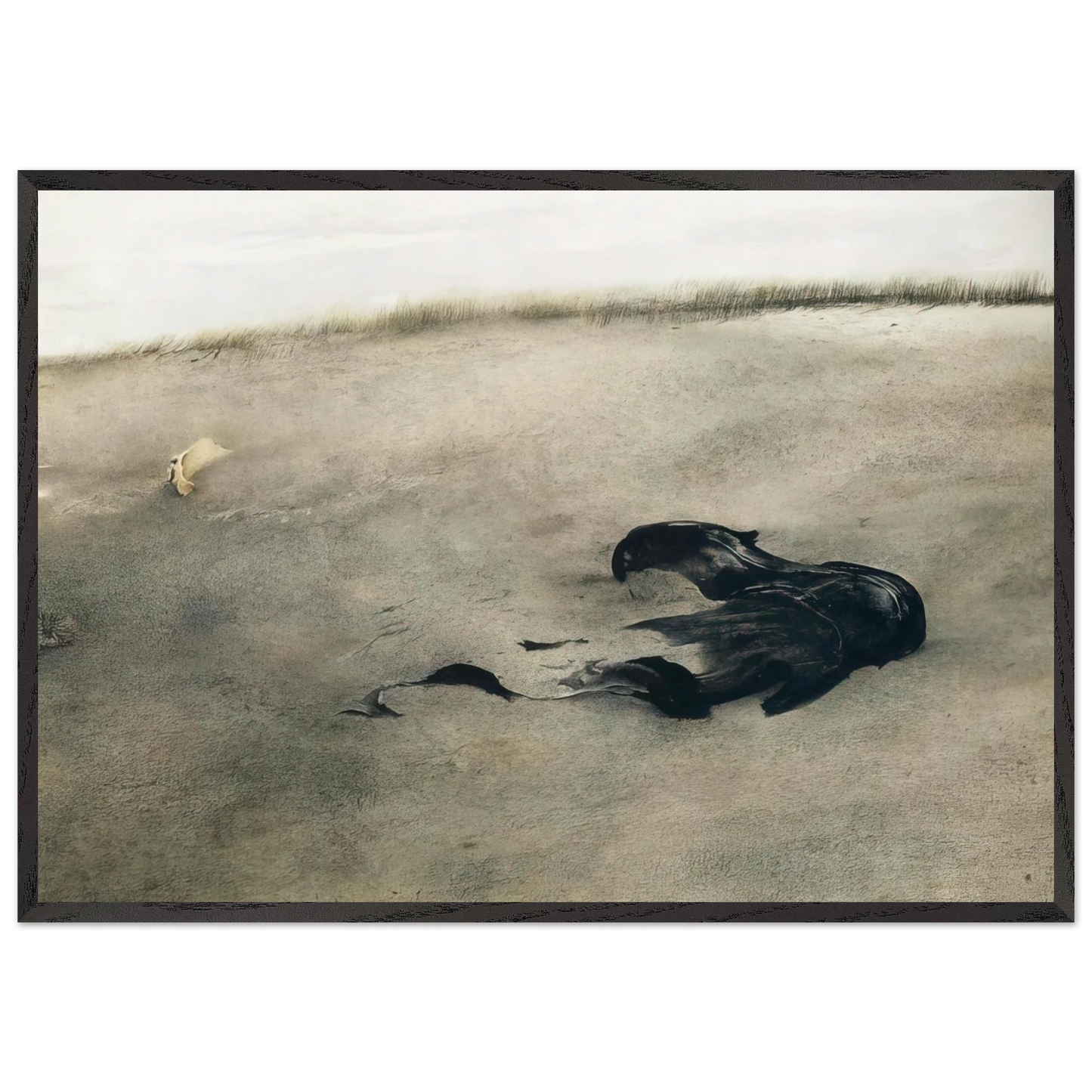 NOT DETECTED 37 - Andrew Wyeth Framed Art Print – Black Wooden Frame - Default Title - -Framed Art Print