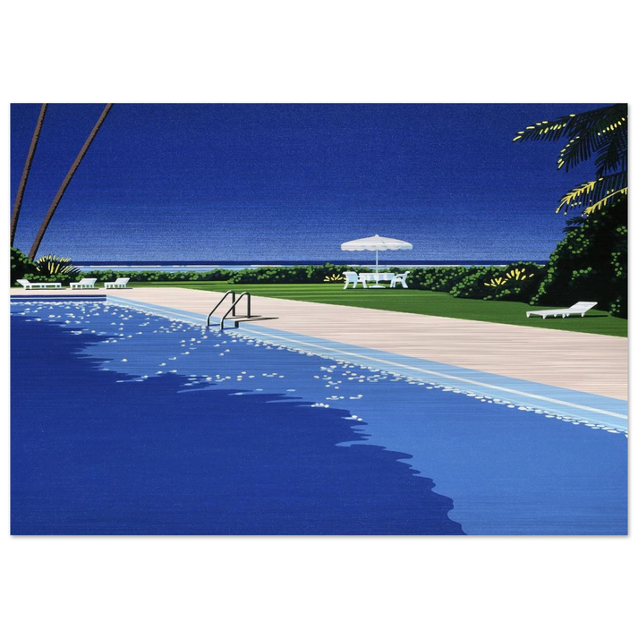 Deck - Hiroshi Nagai Brushed Aluminum Print - 70x100 cm / 28x40 inches | Hiroshi Nagai Aluminum Print | Hiroshi Nagai Prints