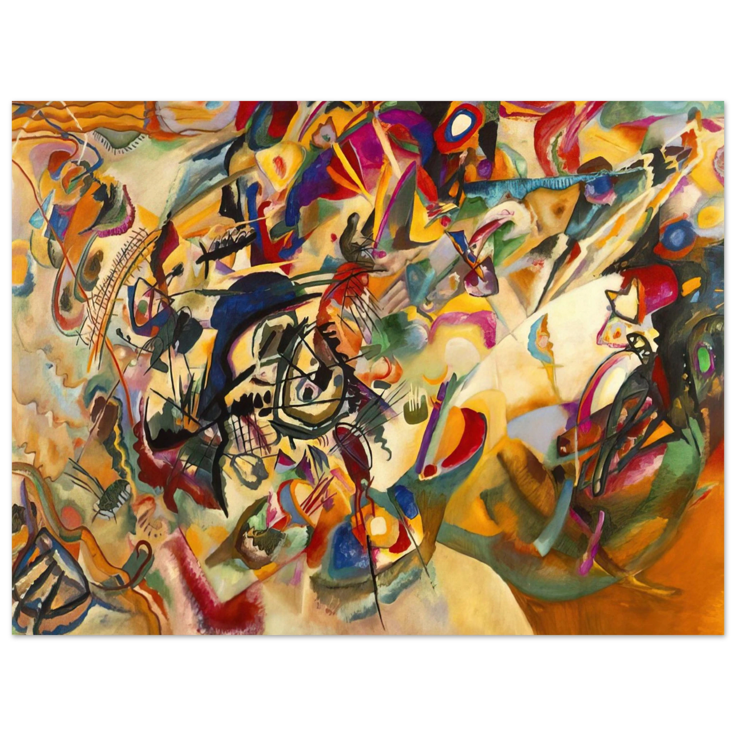 Wassily Kandinsky - COMPOSITION VII 1913 Fine Art Poster - Default Title