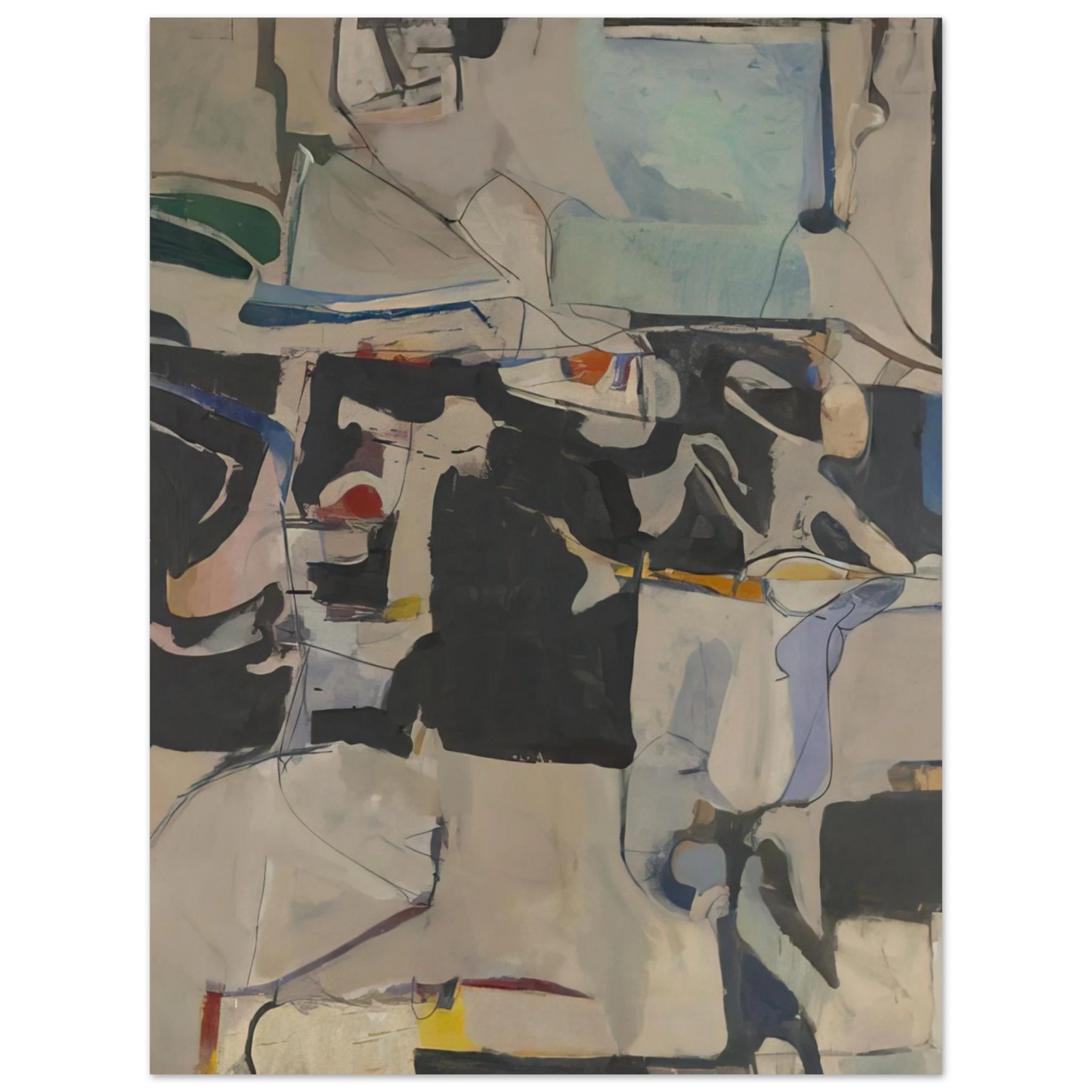 Richard Diebenkorn - Urbana #6 Fine Art Poster - Default Title