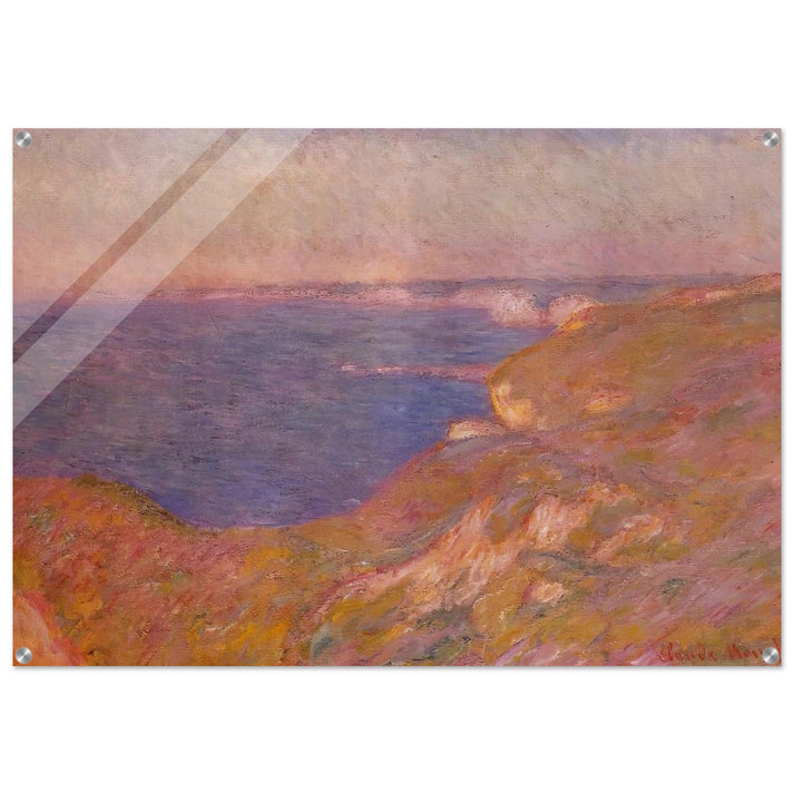 Cliff near Dieppe - claude monet Acrylic Print - 70x100 cm / 28x40″ inches