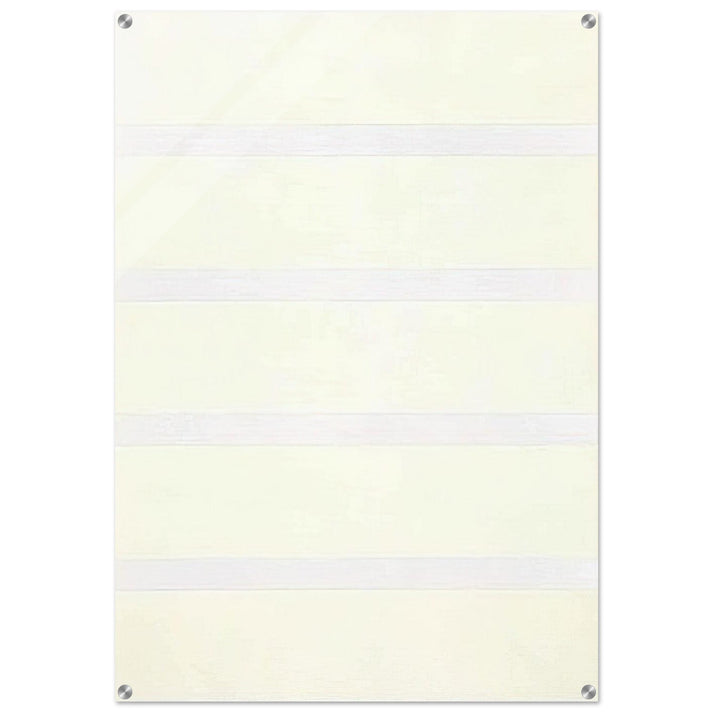 Untitled #15 Peace - Agnes Martin Acrylic Print - 70x100 cm / 28x40″ inches