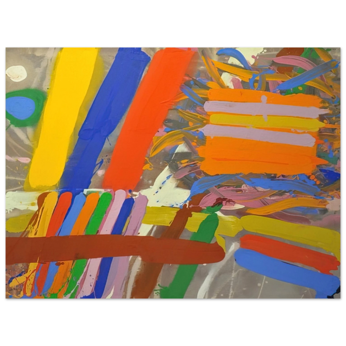 Albert Irvin - Woolhara - 1986 75x100 cm / 30x40inches Fine Art Poster