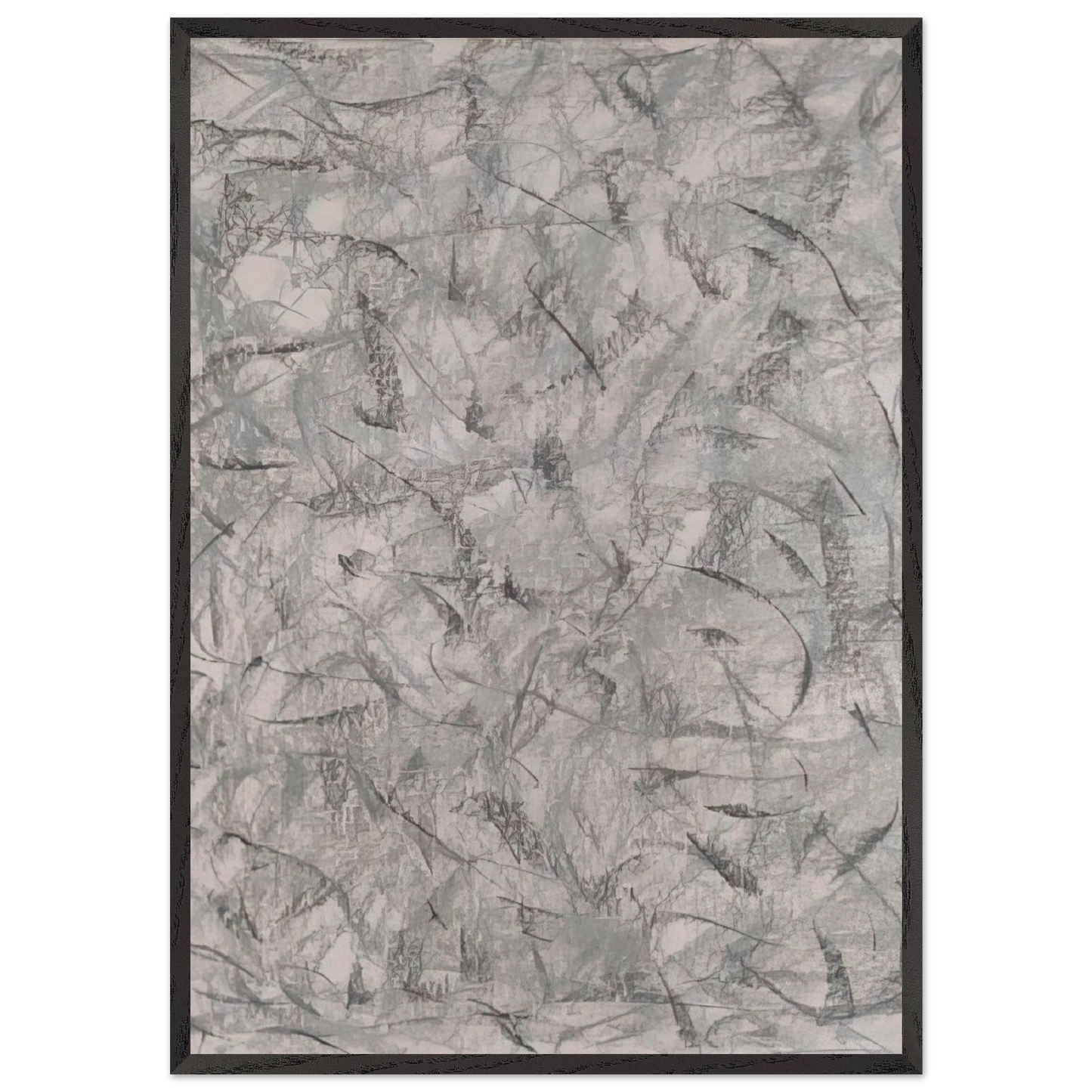 UNTITLED 1980 N2 - Gotthard Graubner Framed Art Print – Black Wooden Frame - Default Title - -Framed Art Print