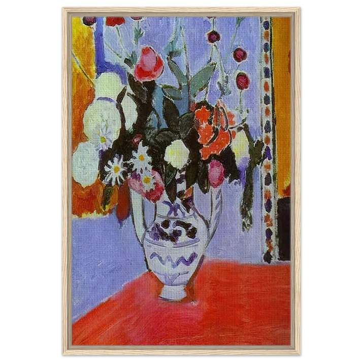 A BUNCH OF FLOWERS 1907 - Henri Matisse Framed Canvas Print - 60x90 cm / 24x36″ inches