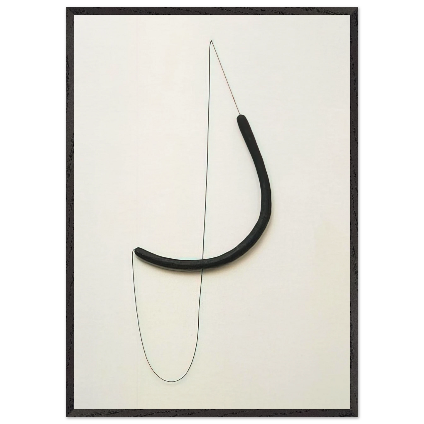 UNTITLED 1966 1 N2 - Eva Hesse Framed Art Print – Black Wooden Frame - Default Title - -Framed Art Print