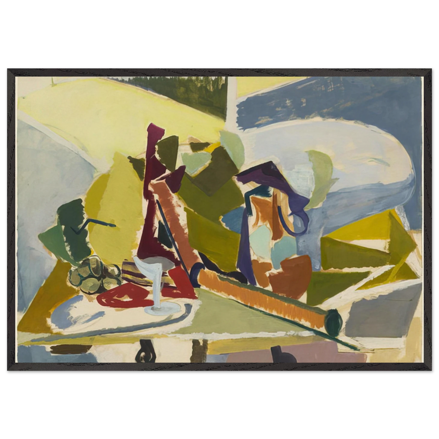 STILL LIFE N3 - Lee Krasner Framed Art Print – Black Wooden Frame - Default Title - -Framed Art Print