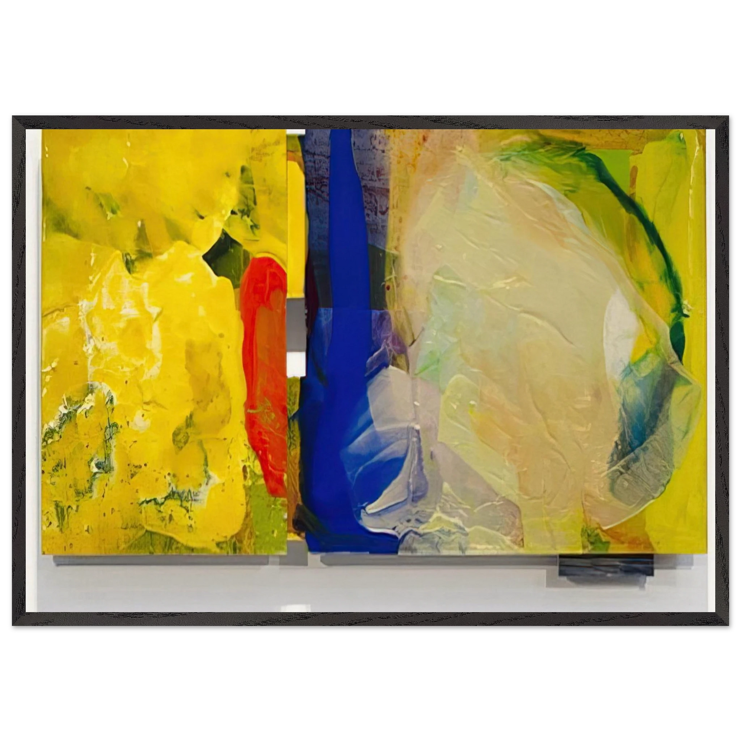 Fog Light N2 - Sam Gilliam 70x100 cm / 28x40 inches Framed Art Print – Black Wooden Frame