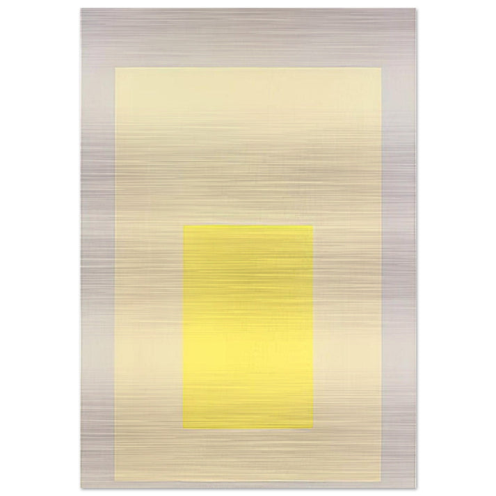 HOMAGE TO THE SQUARE AMALGAMATING 1971 - Josef Albers Brushed Aluminum Print - 70x100 cm / 28x40 inches | Josef Albers Aluminum Print | Josef Albers Prints