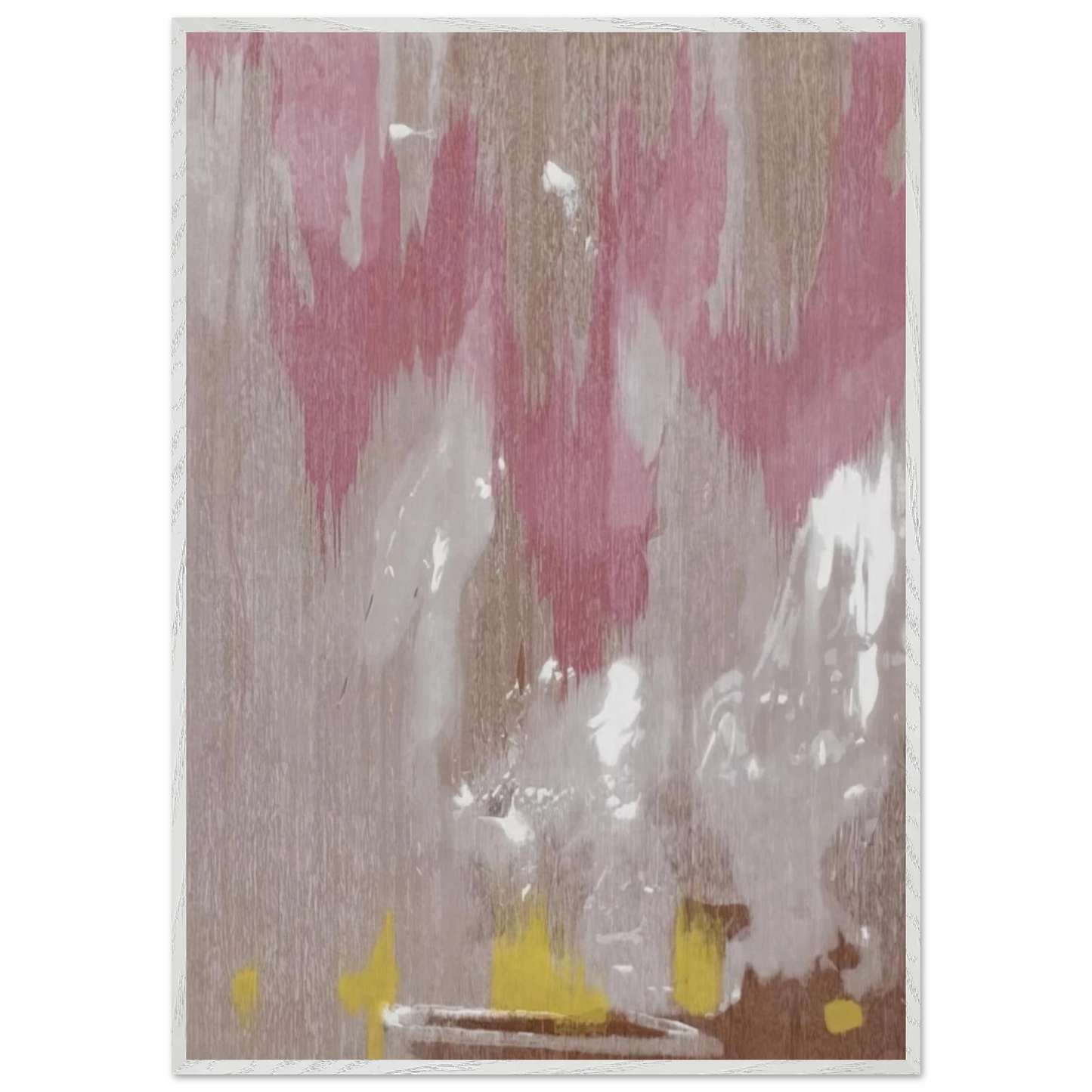 Helen Frankenthaler - Tales of Genji IV - 1998 Wall art - 30x45 cm / 12x18 inches - Premium Wooden Framed Poster With Fine Art Paper - Wood frame