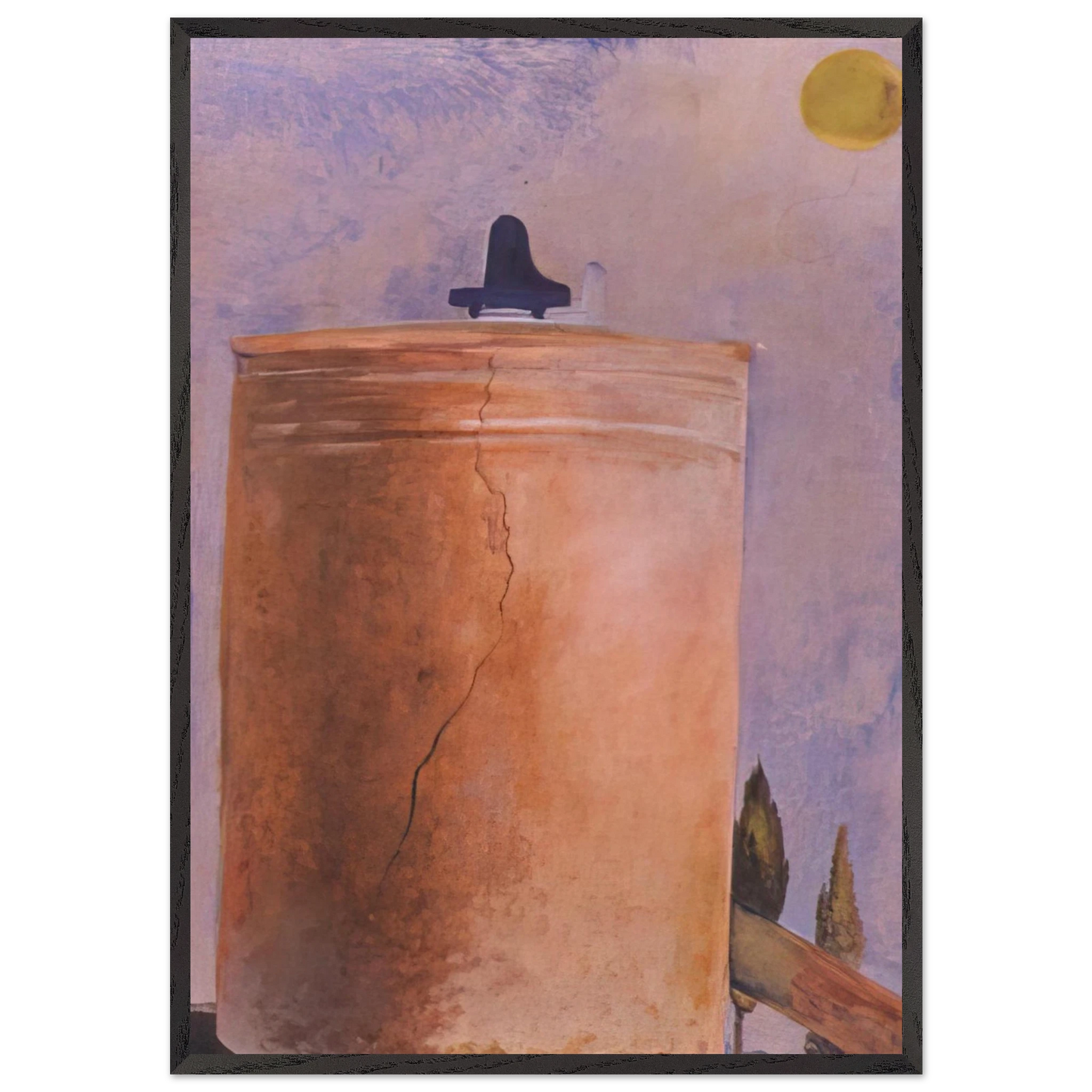 TOWER - Salvador Dali Framed Art Print – Black Wooden Frame - Default Title - -Framed Art Print