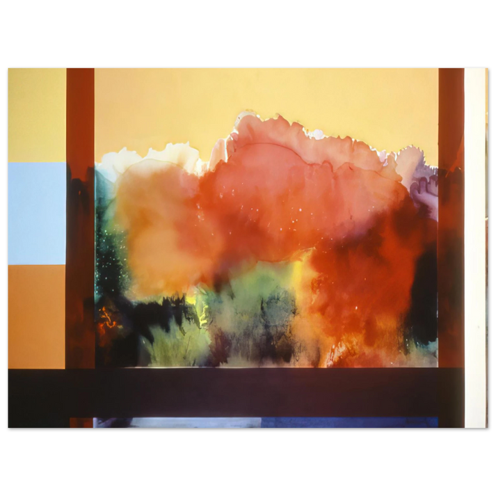 Ronnie Landfield - For The Gypsy and His Daughter - 1985 75x100 cm / 30x40inches Fine Art Poster