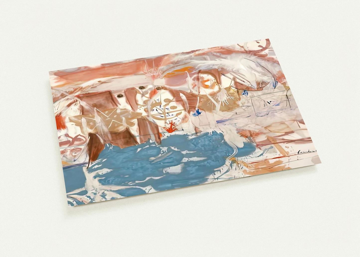 Dawn After the Storm, 1957- By Helen Frankenthaler Pack of 10 Post Cards | Helen Frankenthaler Post Cards | A6 (10.5 x 14.8 cm) - 4.1 x 5.8 inches