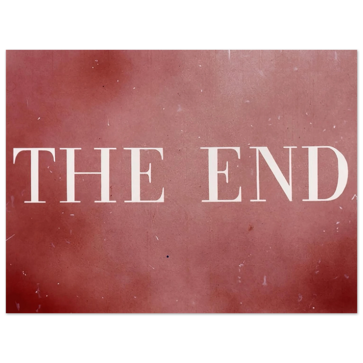 Edward Ruscha - THE END 28 2003 75x100 cm / 30x40inches Fine Art Poster