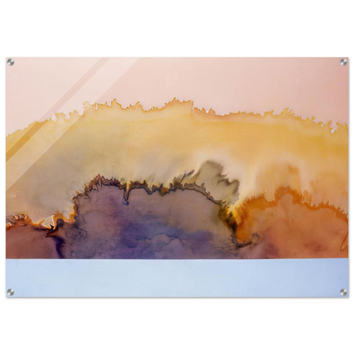 House by the Ocean - 1978 - Ronnie Landfield Acrylic Print - 70x100 cm / 28x40″ inches