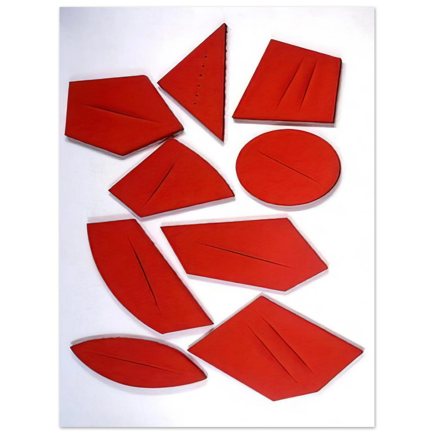 Lucio Fontana - I quanta - 1960 Fine Art Poster - Default Title