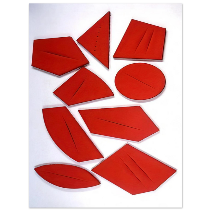 Lucio Fontana - I quanta - 1960 75x100 cm / 30x40inches Fine Art Poster