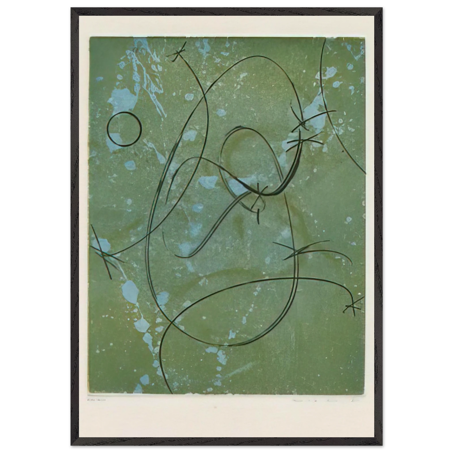 Homage to Marcel Duchamp - Max Ernst 70x100 cm / 28x40 inches Framed Art Print – Black Wooden Frame