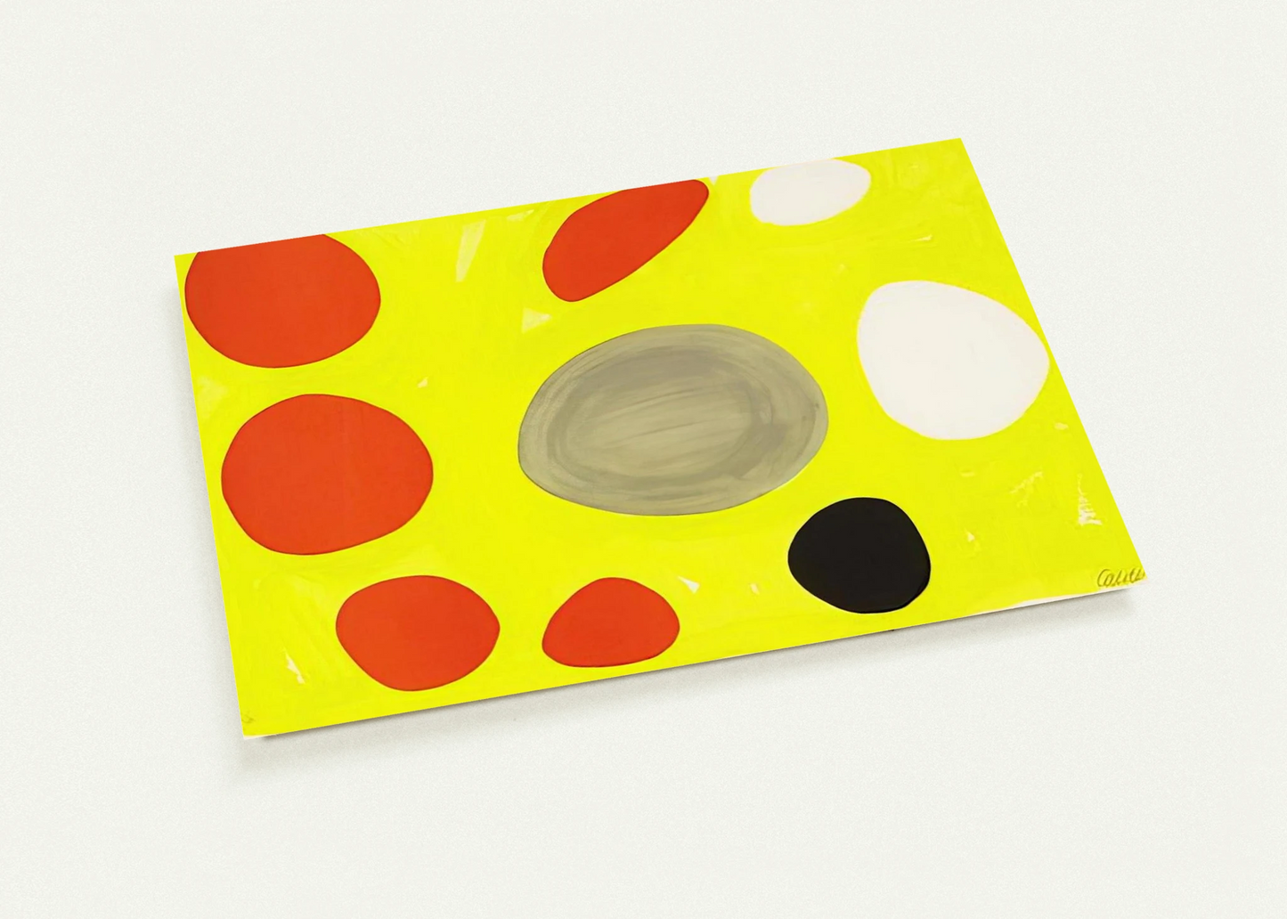 GREY OVAL 1975 By Alexander Calder Pack of 10 Post Cards | Alexander Calder Post Cards | A6 (10.5 x 14.8 cm) - 4.1 x 5.8 inches