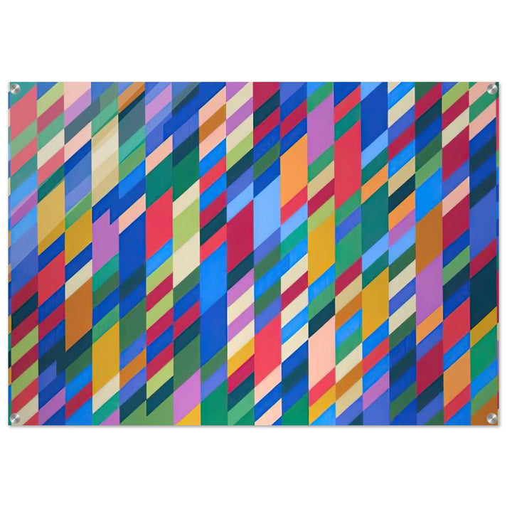 NATARAJA 1993 - Bridget Riley Acrylic Print - 70x100 cm / 28x40″ inches