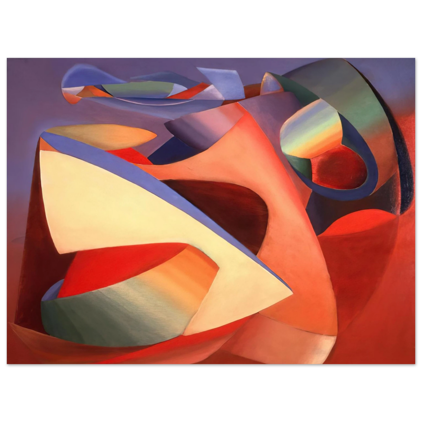 John Ferren - Lutte as Ciel - 1937 Fine Art Poster - Default Title