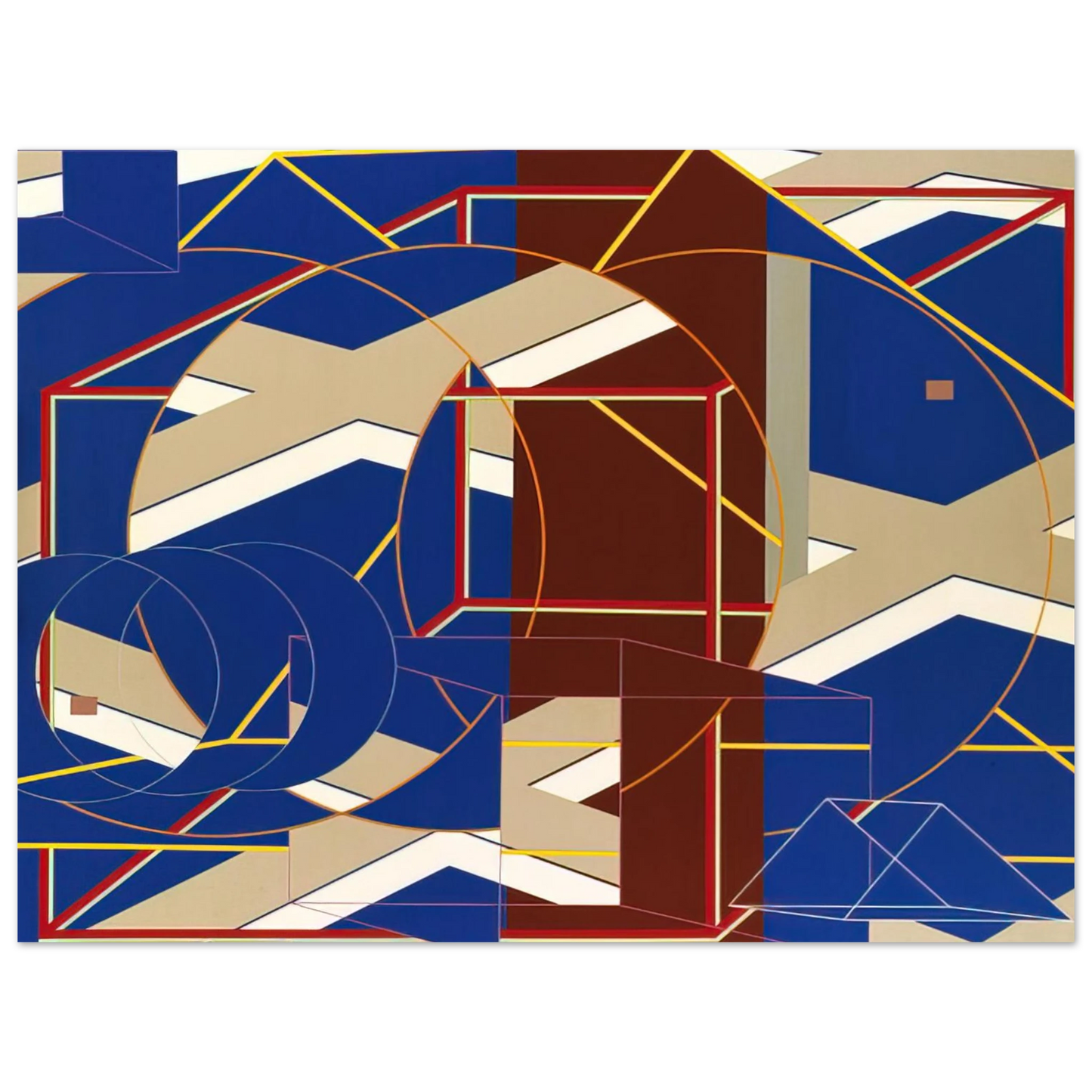 Al Held - C-B-1 Fine Art Poster - Default Title