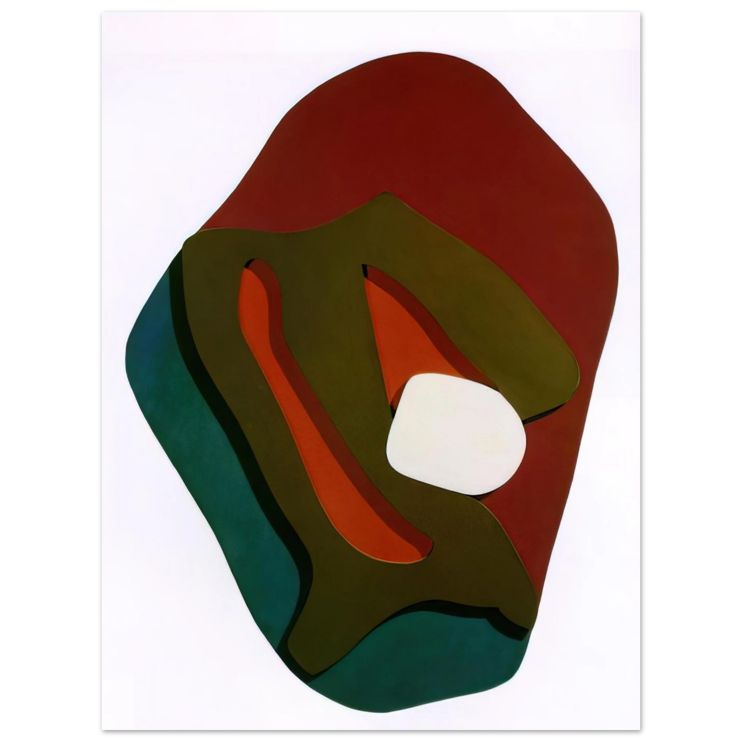 Jean Arp - Terrestrial Forest Form Fine Art Poster - Default Title