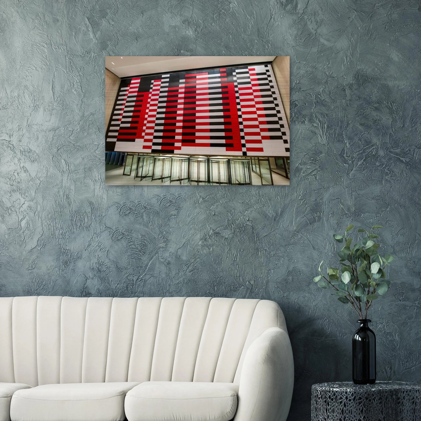 MANHATTAN 1963 - Josef Albers Brushed Aluminum Print - 70x100 cm / 28x40 inches | Josef Albers Aluminum Print | Josef Albers Prints