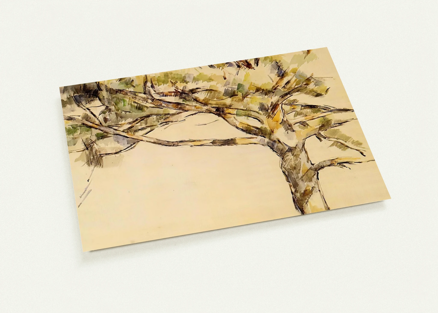 Large Pine By Paul Cézanne Pack of 10 Post Cards | Paul Cézanne Post Cards | A6 (10.5 x 14.8 cm) - 4.1 x 5.8 inches