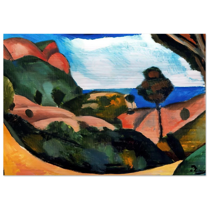 LANDSCAPE 1907 - Andre Derain Brushed Aluminum Print - 70x100 cm / 28x40 inches | Andre Derain Aluminum Print | Andre Derain Prints