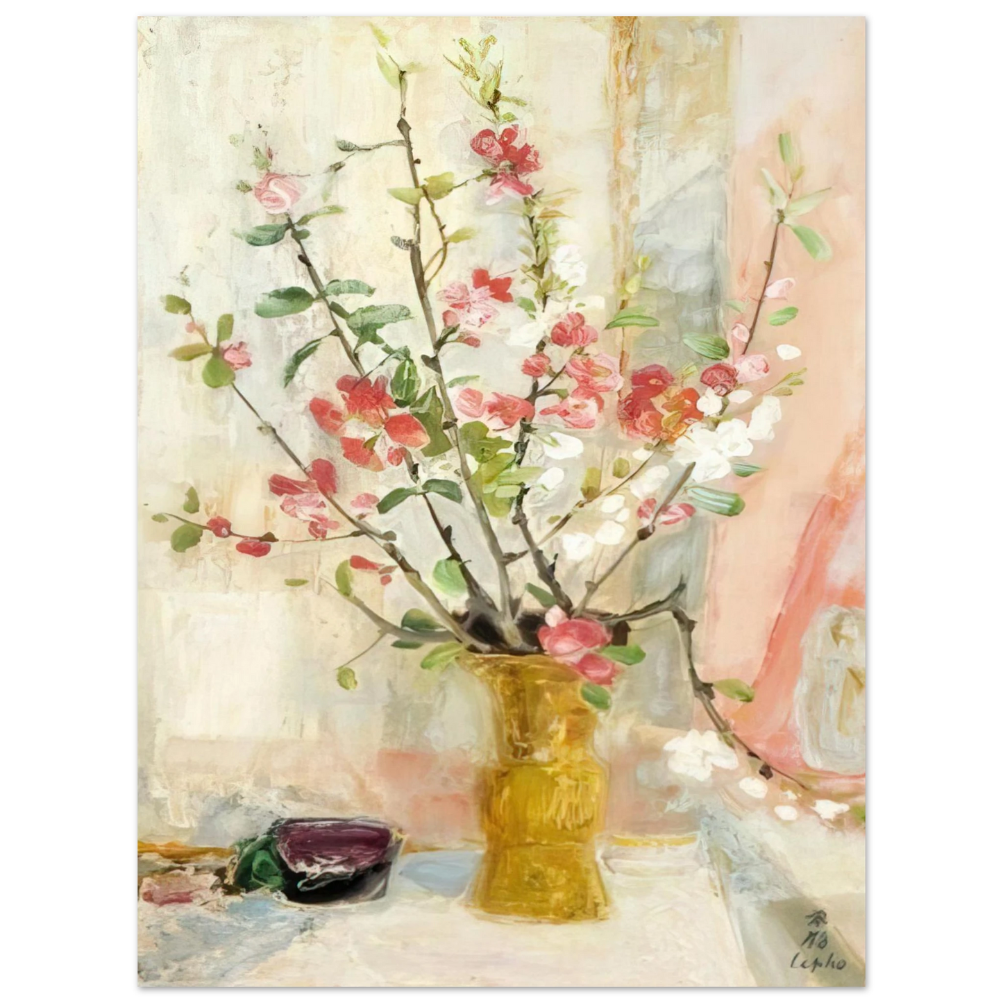 Le Pho - Les Pommeirs Du Japon - Post-Impressionism Fine Art Poster - Default Title