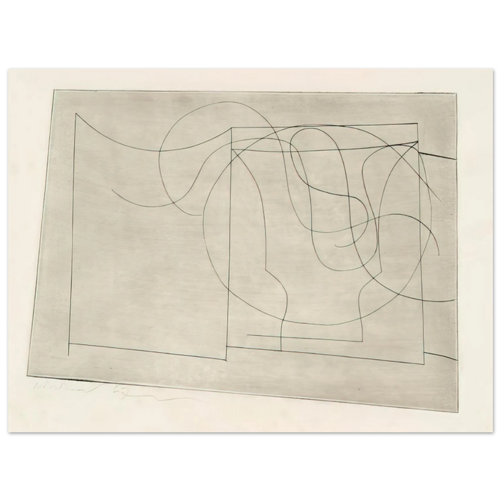 Ben Nicholson - Aegean - 1967 75x100 cm / 30x40inches Fine Art Poster