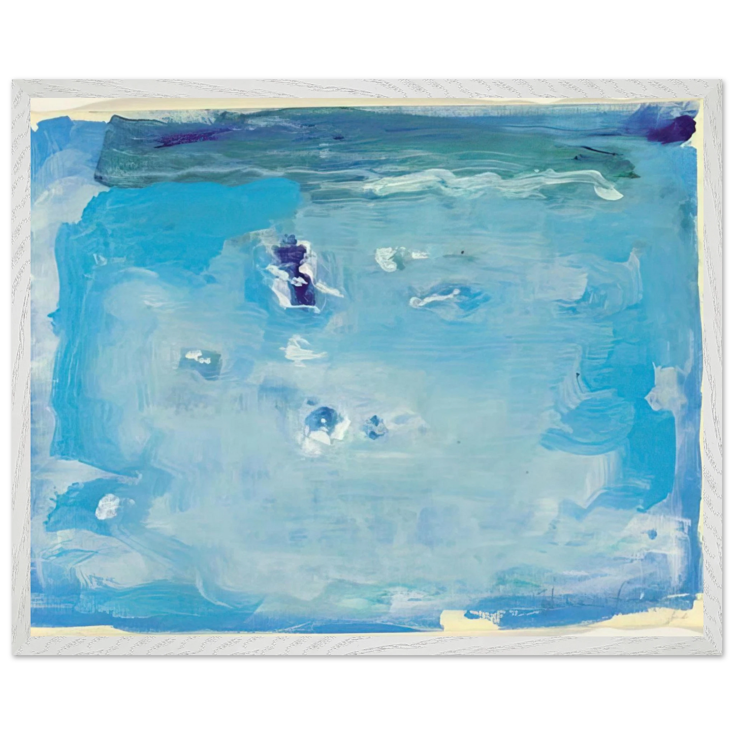 Helen Frankenthaler - Untitled - Color Field Painting, Lyrical Abstraction Wall art - 70x100 cm / 28x40 inches - Fine Art Poster - -