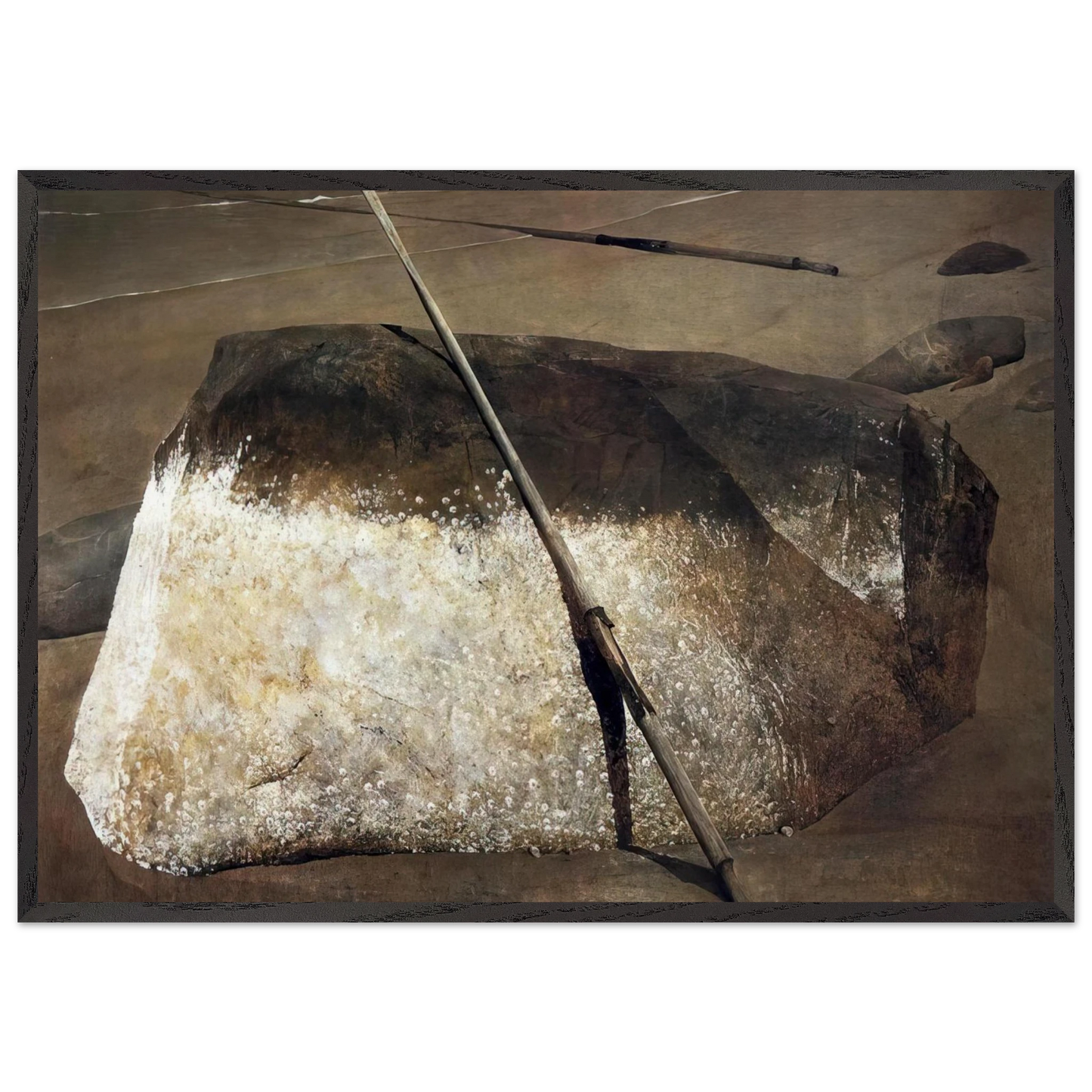 NOT DETECTED 38 - Andrew Wyeth Framed Art Print – Black Wooden Frame - Default Title - -Framed Art Print