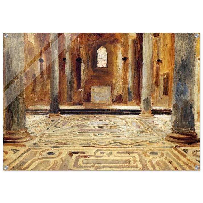 A Mosque, Cairo - John Singer Sargent Acrylic Print - 70x100 cm / 28x40″ inches