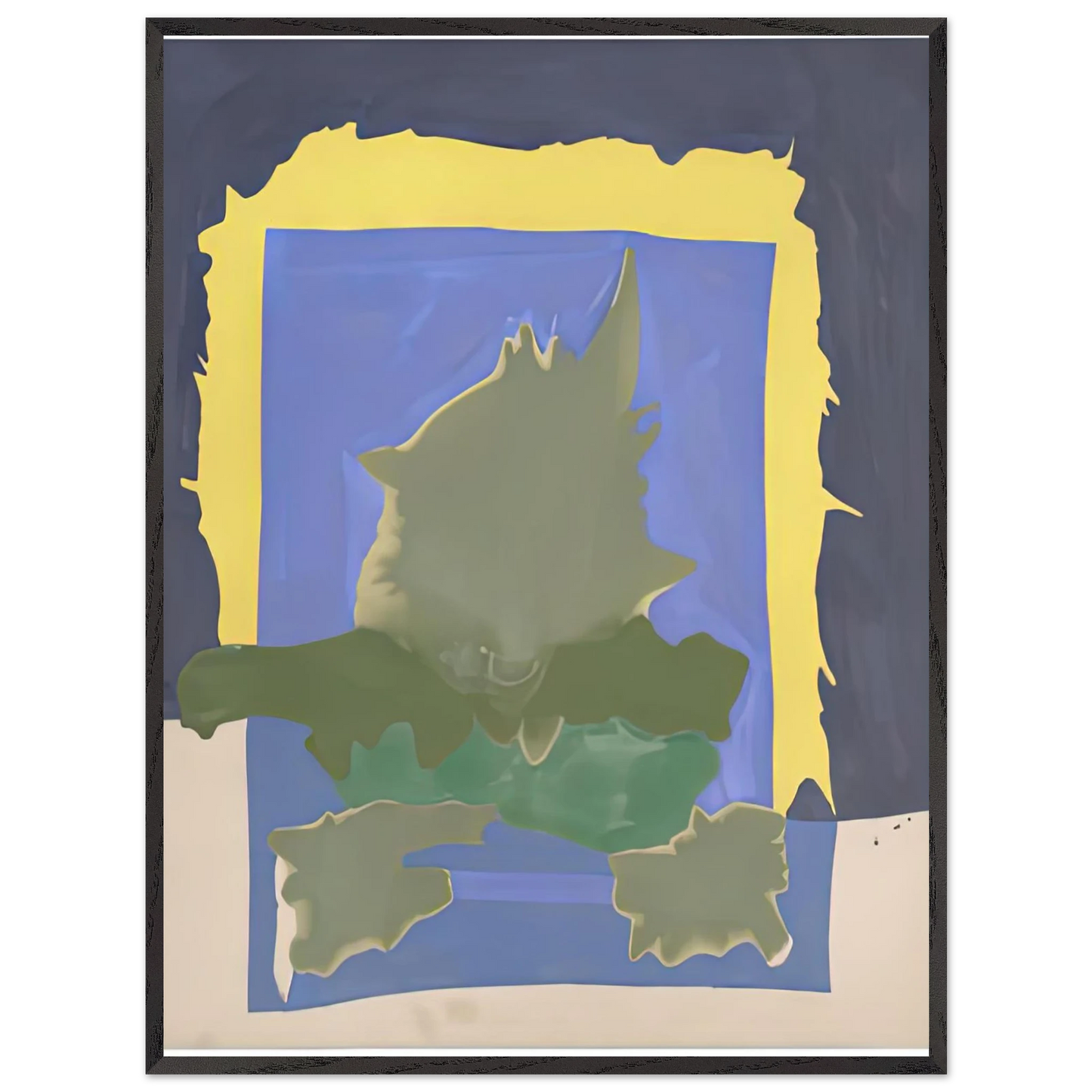 Helen Frankenthaler - Interior Landscape, 1964- Wall Art - 28x40 inches / 70x70 cm - Canvas (Imperial) - -