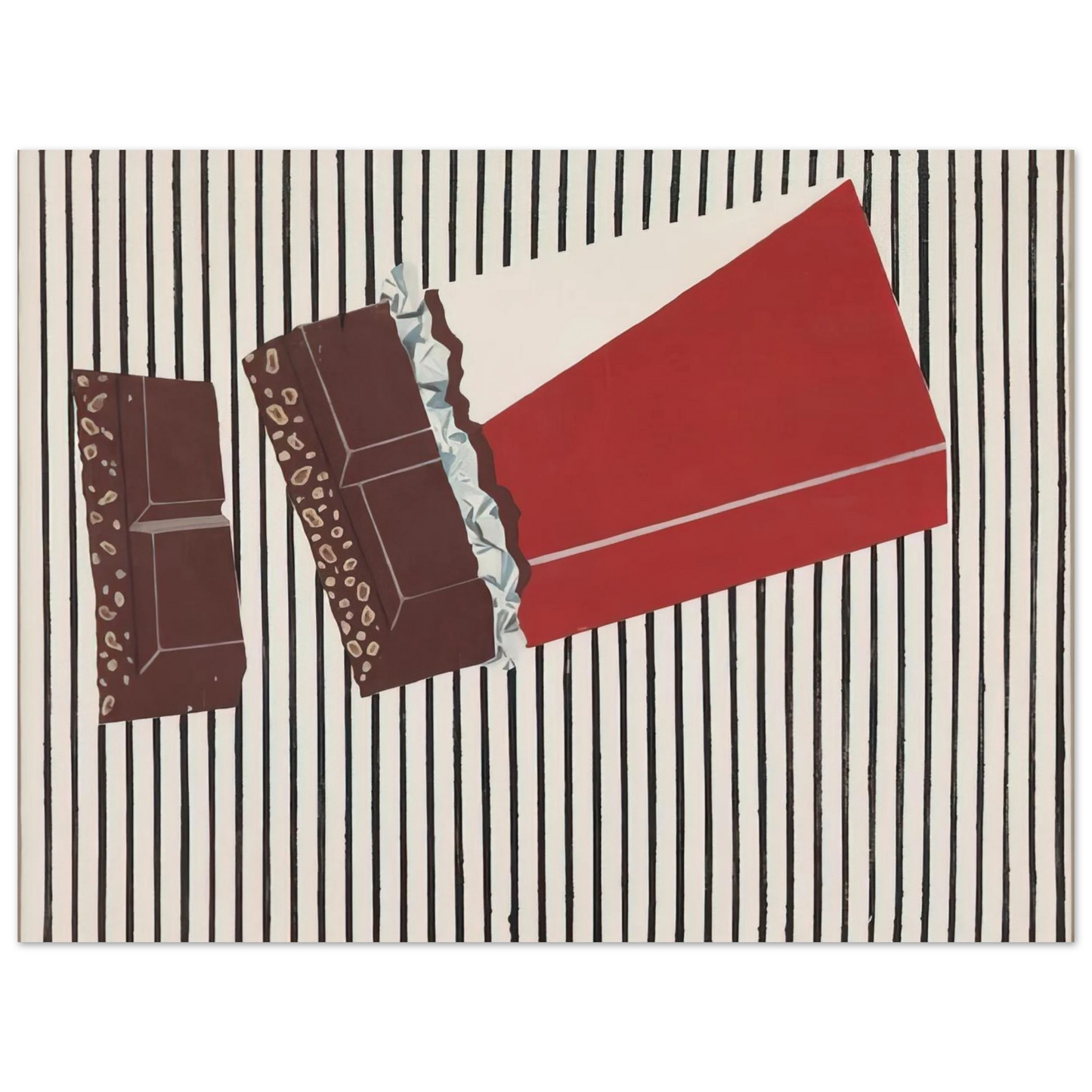 Sigmar Polke - CHOCOLATE PAINTING SCHOKOLADENBILD 1964 Fine Art Poster - Default Title