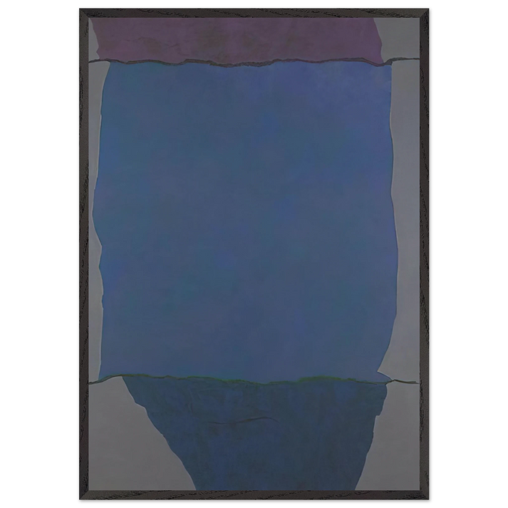 Infinity Field Lefkada Series - 1979 - Theodoros Stamos 70x100 cm / 28x40 inches Framed Art Print – Black Wooden Frame