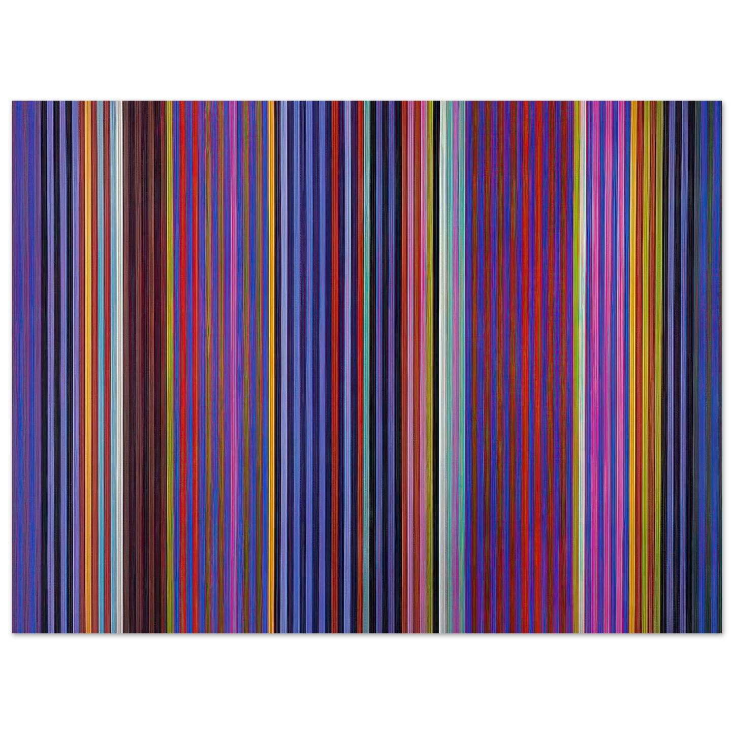 Gene Davis - Red Witch - 1966 Fine Art Poster - Default Title