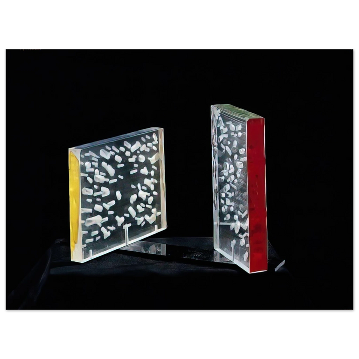 Piero Dorazio - Sospensioni Colorate - 1955 75x100 cm / 30x40inches Fine Art Poster